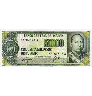 Bolivia 50.000 Pesos...