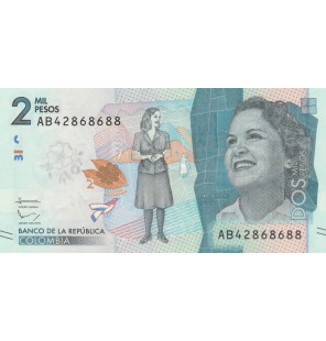 Colombia 2.000 Pesos 2015...