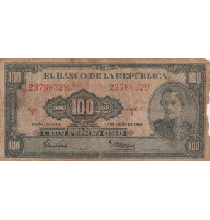 Colombia 100 Pesos Oro 1964...