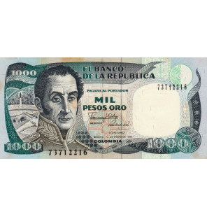 Colombia 1.000 Pesos 1990...