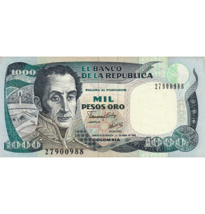 Colombia 1.000 Pesos 1992...