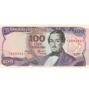 Colombia 100 Pesos Oro...