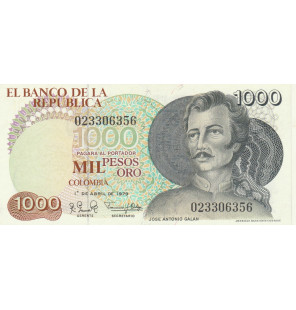 Colombia 100 Pesos Oro 1979...