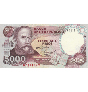 Colombia 5.000 Pesos 1994....