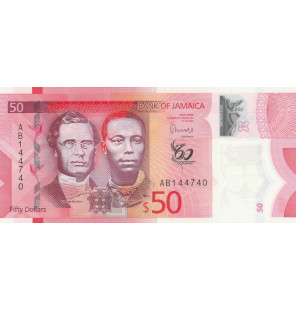 Jamaica 50 Dólares 2022...