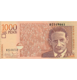 Colombia 1.000 Pesos 2015...