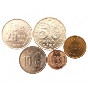 Turquía Set de 5 monedas...
