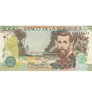 Colombia 5.000 Pesos 2009...