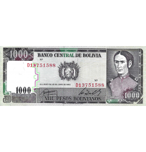 Bolivia 1.000 Pesos...