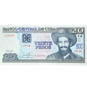 Cuba 20 Pesos 2019 Pick 122n