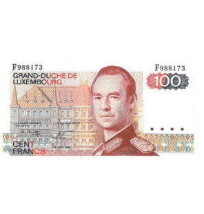 Luxemburgo 100 Francos 1986...
