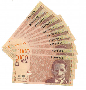 Colombia 1.000 Pesos 2016,...