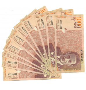 Colombia 1.000 Pesos 2016,...