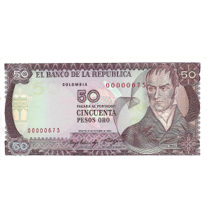 Colombia 50 Pesos 1984...