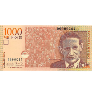 Colombia 1.000 Pesos 2016...