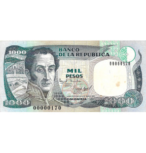 Colombia 1000 Pesos 1995...
