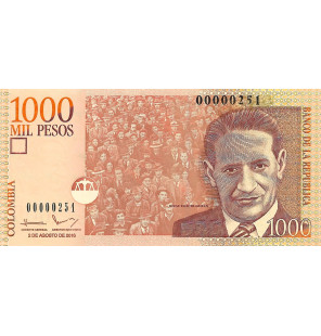 Colombia 1.000 Pesos 2016...