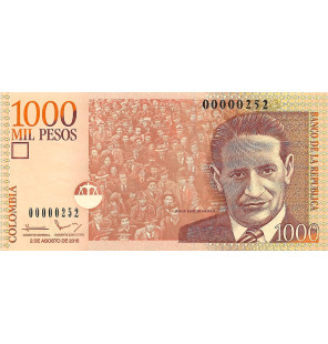 Colombia 1.000 Pesos 2016...