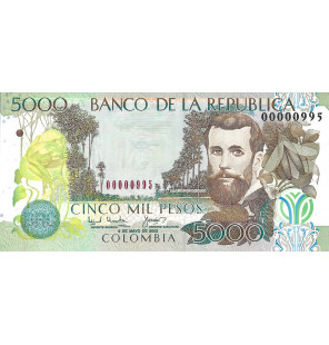 Colombia 5.000 Pesos 2002...
