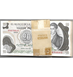 Colombia 20 Pesos Oro 1983....