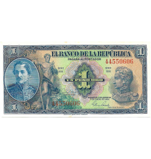 Colombia 1 Peso Oro 1954....