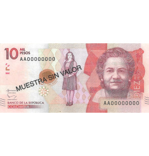 Colombia 10.000 Pesos 2019....