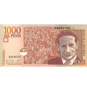 Colombia 1.000 Pesos 2001...