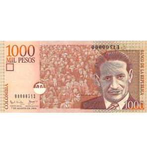 Colombia 1.000 Pesos 2001...