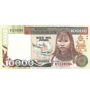 Colombia 10.000 Pesos 1994....