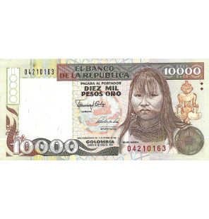 Colombia 10.000 Pesos 1992....