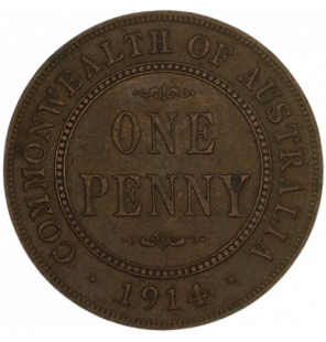 Australia 1 Penny 1914 KM...