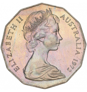 Australia 50 Cents 1972 KM...