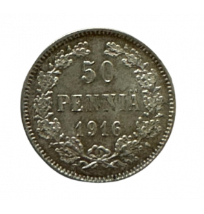 Finlandia 50 Pennia 1916 KM...