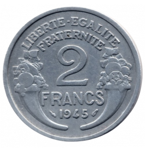 Francia 2 Francos 1945 KM...