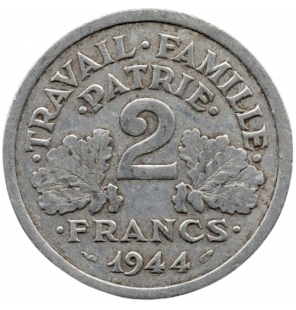 Francia 2 Francos 1944 KM...