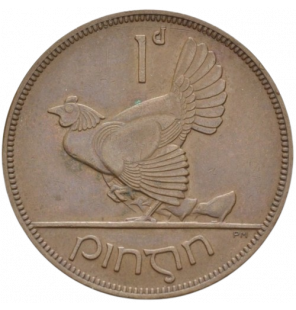 Irlanda 1 Penny 1937 KM 3....