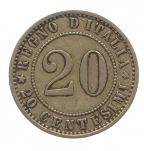Italia 20 Centésimos 1895...