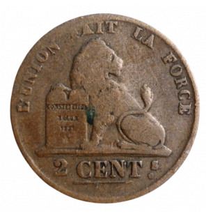 Belgica 5 Céntimos 1857 KM...