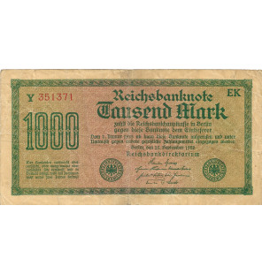 Alemania 1.000 Marcos 1922....