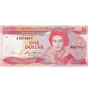 Estados del Caribe 1 Dolar...