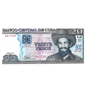 Cuba 20 Pesos 2015 Pick 122j