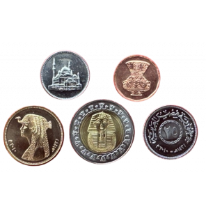 Egipto set de 5 monedas...