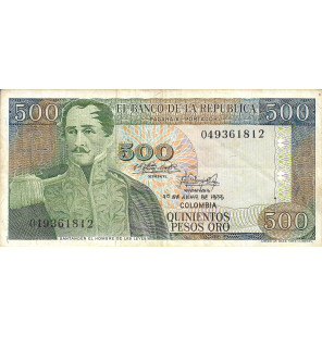 Colombia 500 Pesos Oro...