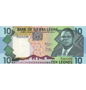 Sierra leona 10 Leones 1991...