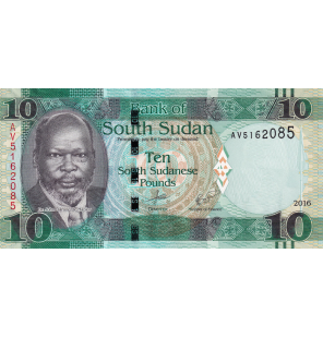 Sudan del sur 10 Libras...