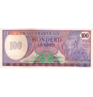 Surinam 100 Gulden 1985...