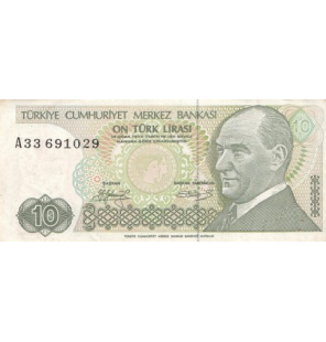 Turquia 10 Lira 1979 ND...