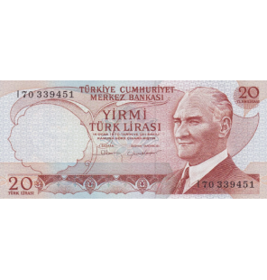 Turquia 20 Lira 1974 ND...