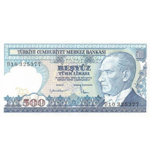 Turquia 500 Lira 1983 ND...