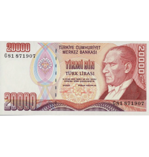 Turquia 20000 Lira 1995 ND...